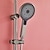 cheap Shower Faucets-Shower System / Rainfall Shower Head System / Body Jet Massage Set - Handshower Included pullout Rainfall Shower Contemporary Chrome Mount Inside Ceramic Valve Bath Shower Mixer Taps