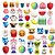 cheap Stress Relievers-Finger Toy Squeeze Toy / Sensory Toy Jumbo Squishies Sensory Fidget Toy Stress Reliever 10 pcs Portable Gift Cute Flexible Durable Non-toxic For Adults Teen Men Boys and Girls Christmas Gifts Party