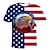 economico Maglieria cosplay anime-Costumi bandiera USA Completi Maglietta Anime 3D Grafica Per Per uomo Unisex Per adulto Giorno dell&#039;Indipendenza 4 luglio Stampa 3D