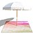 hesapli Seyahat Çantaları-plaj minderi, 1 adet plaj şemsiyesi pedi 8cm delik artı ek düğme çift taraflı kadife plaj pedi / havlu malzemesi plaj havlusu renk geometrisi