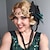 cheap Historical &amp; Vintage Costumes-Set with Mini Flapper Dress Feather Headband Long Opera Gloves 3 PCS Women&#039;s Roaring 20s 1920s Flapper Girl Cocktail Masquerade Outfits The Great Gatsby Sequin Dress Costume