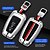cheap Car Safety &amp; Security-New Toyota car with metal silicone key cover shell remote control cover car styling key chain auto accessories button new car remote control key cover