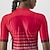 cheap Women&#039;s Cycling Clothing-21Grams Women&#039;s Cycling Jersey Short Sleeve Bike Top with 3 Rear Pockets Mountain Bike MTB Road Bike Cycling Breathable Quick Dry Moisture Wicking Orange Red Blue Geometic Spandex Polyester Sports