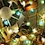 abordables Tiras de Luces LED-Tema del océano luces de cadena de hadas 2m 20leds luces de concha alimentadas por batería para navidad cumpleaños boda jardín playa camping decoración de fiesta familiar