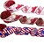 cheap Party Supplies-9.8ft Patriotic Ribbon Stars Stripes Ribbon Red White and Blue Wired Edge Ribbon Wreaths 4th of July Vintage American Flag Ribbon for Labor Day Memorial Veterans Day DIY Craft
