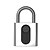 cheap Fingerprint Padlock-Bluetooth Smart Vingerafdruk Slot Outdoor Waterdichte Vingerafdruk Hangslot Smart Home Lock Usb Opladen