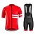 cheap Men&#039;s Clothing Sets-Men&#039;s Women&#039;s Cycling Jersey with Tights Downhill Jersey Short Sleeve Mountain Bike MTB Road Bike Cycling Pink+White Black Grey Graphic Patterned Bike Shorts Bib Shorts Jersey Lycra Polyester Quick