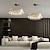 abordables Lustres-60 cm dimmable cristal suspension led lustre en acier inoxydable style nordique salon salle à manger 110-120v 220-240v