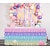 levne havajská letní párty-stolní sukně 6ft pro kulatý obdélníkový stůl nastavitelná tylová stolová sukně pro narozeniny miminko promoce výročí svatby piknik přátelé nebo rodinná párty dekorace-pastel (6 stop, růžová)