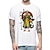 저렴한 데일리 코스튬-에서 영감을 받다 One Piece 롤로 노아 조로 티셔츠 에니메이션 100% 폴리에스테르 일본 애니메이션 하라주쿠 그래픽 카와이 티셔츠 제품 남성용 / 여성용 / 커플용