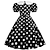 levne Historické a vintage kostýmy-50. léta prázdninové šaty koktejlové šaty vintage šaty maškarní šaty dámské maškarní večírek / večerní šaty