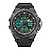 cheap Digital Watches-SANDA Digital Watch for Men Analog - Digital Digital Stylish Stylish Casual Waterproof Alarm Clock Dual Time Zones Plastic Silicone Fashion