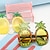 cheap Photobooth Props-2 Pairs Tropical Pineapple Glasses Novelty Fruit Shape Glasses Funny Hawaiian Party Eyeglasses Summer Beach Party Accessories, 2 Styles Pineapple Fruit Glasses