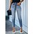 cheap Jeans-Women&#039;s Pants Trousers Jeans Denim Blue Black Fashion Mid Waist Side Pockets Casual Weekend Ankle-Length Micro-elastic Solid Color Comfort S M L XL XXL