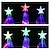 preiswerte LED Solarleuchten-4 stücke amerikanische flagge lichter unabhängigkeitstag solar garten led-leuchten dekorative beleuchtung im freien wasserdichte led-licht für hausgarten straßendekoration