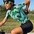 cheap Cycling Clothing-21Grams® Women&#039;s Cycling Jersey Short Sleeve Stripes Bike Mountain Bike MTB Road Bike Cycling Top Black Yellow Royal Blue Breathable Quick Dry Moisture Wicking Spandex Polyester Sports Clothing