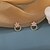 abordables Boucle d&#039;Oreille-1 paire Boucles d&#039;oreille Clou For Femme sport Anniversaire Plage Strass Alliage Classique Pétale