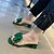 cheap Women&#039;s Sandals-Women&#039;s Mules Clear Shoes Chunky Heel Round Toe Classic Daily Walking Shoes PU Leather Loafer Spring Summer Solid Colored White Green Yellow