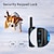olcso Kutyakiképzés és viselkedésformálás-kutyakiképző nyakörv vízálló kisállat távirányító elektromos sokkoló újratölthető ugatásgátló kutyanyakörv