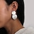 cheap Trendy Jewelry-1 Pair Drop Earrings Hoop Earrings For Women&#039;s Party Evening Street Gift Alloy Geometrical Birthday