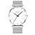 baratos Relógios Quartz-Relógio de Pulso Relógios de Quartzo para Masculino Analógico Quartzo Estilo Formal Fashion Moda Casual Relógio Casual Aço Inoxidável Aço Inoxidável