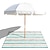 voordelige Reistassen-strand mat, 1 stks parasol pad 8 cm gat plus drukknoop dubbelzijdig fluwelen strand pad/handdoek materiaal strandlaken kleur geometrie;