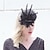 cheap Fascinators-Elegant Romantic Tulle / Flax / Feathers Fascinators with Feather / Split Joint / Tulle 1 pc Special Occasion / Party / Evening Headpiece/Special Occasion