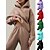 cheap Tracksuits-Women&#039;s Tracksuit Sweatsuit Jogging Suit Street Casual Winter Long Sleeve Warm Breathable Soft Running Everyday Use Sportswear Camel Almond Light Brown Green White Black Activewear / Spring