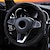 cheap Steering Wheel Covers-38cm Car Steering Wheel Cover Breathable Non-slip PU leather Carbon Fiber Steering Wheel Cover