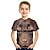 preiswerte 3D-T-Shirts für Jungen-Jungen 3D Tier Löwe T-Shirt Kurzarm 3D-Druck Sommer Frühling Aktiv Sport Modisch Polyester kinderkleidung 3-12 Jahre Outdoor Täglich Regular Fit