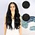 cheap Synthetic Lace Wigs-Long Wavy Ombre Wigs Lace Front Synthetic Wig With Ponytail For Women Heat Resistant Hair 26 Inch