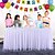 cheap Birthday &amp; Baby Shower-Table Skirt 6ft for Round Retangle Table Adjustable Tulle Table Skirting for Birthday Baby Shower Graduation Wedding Anniversary Picnic Friends or Family Party Decoration-Pastel(6FT, Pink)