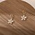 cheap Earrings-1 Pair Stud Earrings For Women&#039;s Sport Birthday Beach Resin Rhinestone Alloy Classic Fashion Petal