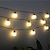 tanie Taśmy świetlne LED-Słoneczne zewnętrzne wodoodporne 5m łańcuchy świetlne G50 żarówki jasne małe żarówki wesele ogród patio balkon kawiarnia sklep lampa dekoracyjna IP65 wodoodporna