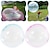 cheap Novelty &amp; Gag Toys-1/2/3 pcs Toy Bubble Ball with pump 27/47 inch Holiday Bouncy Ball Elastic Super Large Beach Balloon Inflatable Funny Toy Ball for Garden Outdoor Indoor Play