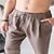 cheap Men&#039;s Chinos-Men&#039;s Stylish Casual / Sporty Chinos Drawstring Pocket Elastic Waist Short Pants Sports Outdoor Daily Micro-elastic Solid Color Comfort Breathable Mid Waist Light Brown S M L XL XXL / Summer
