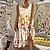 Χαμηλού Κόστους Γυναικεία Φορέματα-Γυναικεία Φόρεμα ριχτό Floral φόρεμα Μίντι φόρεμα Θαλασσί Ανθισμένο Ροζ Κίτρινο Βαθυγάλαζο Μπεζ Αμάνικο Φλοράλ Στάμπα Στάμπα Άνοιξη Καλοκαίρι Στρογγυλή Ψηλή Λαιμόκοψη Καθημερινό 2022 Τ M L XL XXL 3XL
