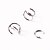 cheap Body Jewelry-Labret / Lip Piercings / Lip Ring Personalized Stylish Artistic Women&#039;s Body Jewelry For Gift Holiday Classic Stainless Steel + A Grade ABS Friends Silver 3 Pieces