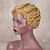 abordables Perruques sans bonnet-Brésilienne courte coupe de lutin perruques de cheveux humains vagues de doigt coiffures pour les femmes noires pleine machine faite perruques perruques courtes