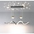 abordables Design linéaire-100 cm suspension led papillon projecteur lumière restaurant lampe moderne style nordique chaud design créatif lustre en spirale