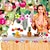 رخيصةأون حفلة الصيف في هاواي-92 قطعة من بالونات استوائية قوس جارلاند عدة بالونات وردية وذهبية وردية مع أوراق النخيل لاستحمام الطفل وأعياد الميلاد هاواي لوا فلامنغو ألوها