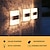 Недорогие Уличные светильники-2/4 шт. солнечный настенный светильник наружное освещение ip65 водонепроницаемый настенный светильник для крыльца для отдыха балкон лестница забор уличный пейзаж украшения солнечные садовые фонари