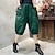 cheap Women&#039;s Pants-Women&#039;s Fashion Cargo Chinos Shorts Side Pockets Elastic Waist Knee Length Pants Casual Weekend Micro-elastic Plain Cotton Blend Comfort Mid Waist Loose Green White Black Fuchsia M L XL
