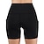 cheap Women&#039;s Running Shorts-Women&#039;s Running Shorts Gym Shorts Side Pockets with Phone Pocket Bottoms Athletic Athleisure Tummy Control Butt Lift Breathable Fitness Gym Workout Marathon Sportswear Activewear Solid Colored Black