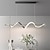 ieftine Lumini pandantive-100 cm pandantiv led metal stil artistic lampă restaurant modern stil nordic design creativ candelabru spiralat