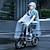 זול אביזרים לנסיעות ומזוודות-גברים נשים רעיוני אופניים אופניים מעיל גשם שכמיית גשם פונצ&#039;ו ברדס אטום לרוח מעיל גשם לקטנוע ניידות