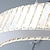 Недорогие Подвесные огни-Круглый хрустальный подвесной светильник 40 см, светодиодная люстра из нержавеющей стали, скандинавский стиль, гостиная, столовая, спальня, 110-120 В, 220-240 В