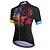 cheap Women&#039;s Cycling Clothing-21Grams Women&#039;s Cycling Jersey Short Sleeve Bike Top with 3 Rear Pockets Mountain Bike MTB Road Bike Cycling Breathable Quick Dry Moisture Wicking Black Graffiti Spandex Polyester Sports Clothing