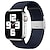 billige Apple Watch-bånd-Solo loop Kompatibel med Apple Watch-klokkereim 38mm 40mm 41mm 42mm 44mm 45mm 49mm Flettet Elastisk Metalllås Nylon Erstatningsklokkerem til iwatch Ultra 2 Series 9 8 7 SE 6 5 4 3 2 1