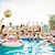 cheap Novelty &amp; Gag Toys-Pool Floats,Inflatable Glitter Beach Ball Summer Water Ball Sequin Beach Balls for Summer Beach Swimming Pool Party Toys for Adults,Inflatable for PoolCandy